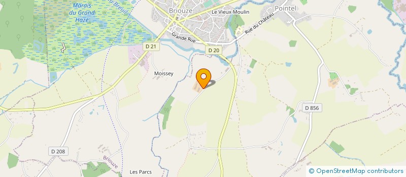 localisation de l'entreprise MONSIEUR JEAN BROSSARD à LA COULONCHE