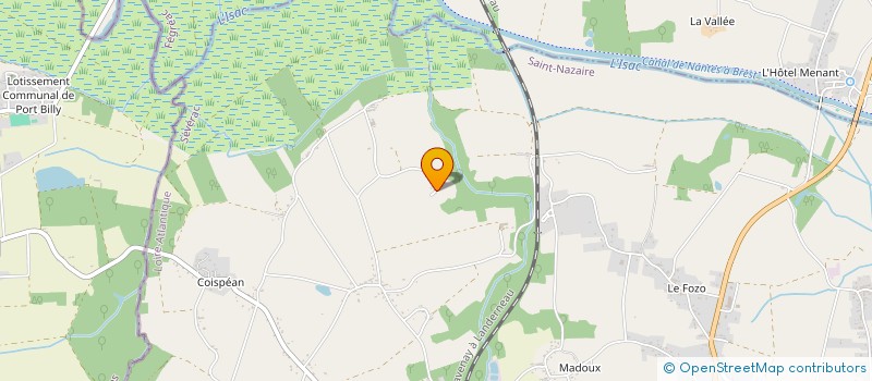 localisation de l'entreprise MONSIEUR JEAN BROSSAUD  GUENROUET