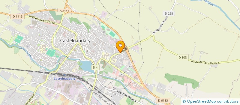 localisation de l'entreprise MONSIEUR JEAN BROUET  CASTELNAUDARY