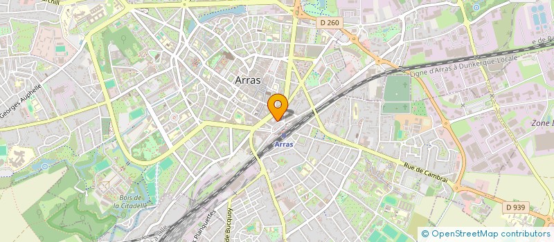 localisation de l'entreprise MONSIEUR JEAN BROUILLARD à ARRAS