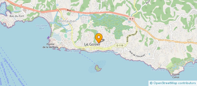 localisation de l'entreprise MONSIEUR JEAN BROULHET à LE GOSIER