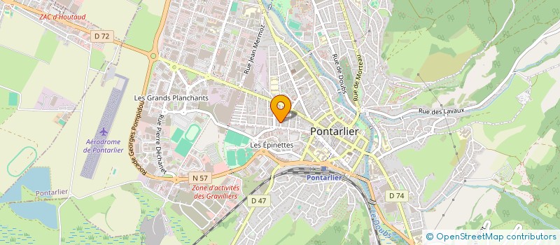 localisation de l'entreprise MONSIEUR JEAN BROUSSE à PONTARLIER