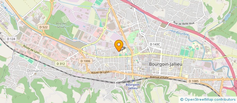 localisation de l'entreprise MONSIEUR JEAN BROUSSET  BOURGOIN-JALLIEU