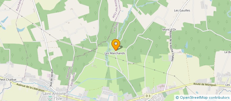 localisation de l'entreprise MONSIEUR JEAN BROUSSILLON  LE PIZOU