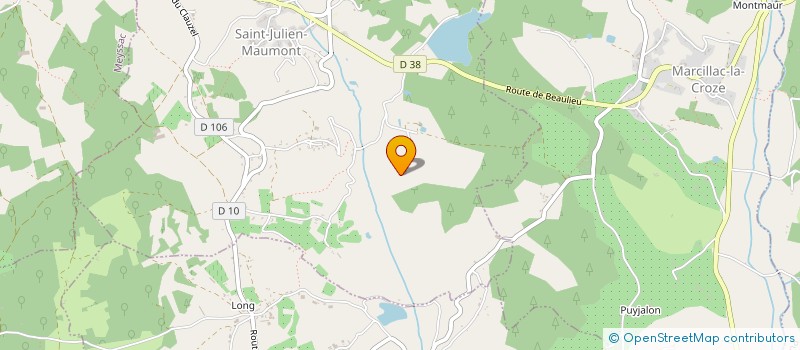 localisation de l'entreprise MONSIEUR JEAN BROUSSOLLE  SAINT-JULIEN-MAUMONT