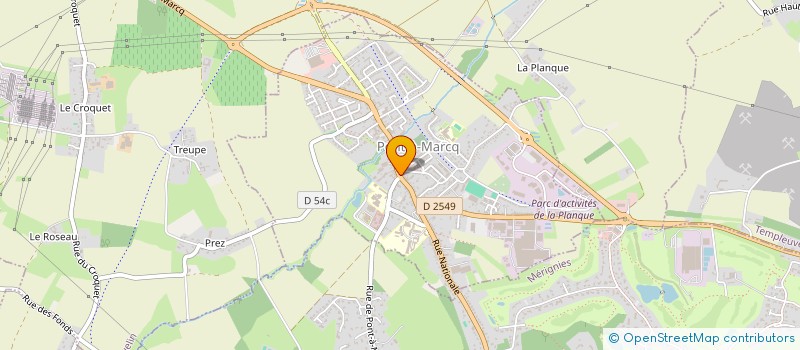 localisation de l'entreprise MONSIEUR JEAN BROWN à PONT-A-MARCQ