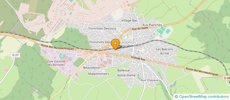 localisation de l'entreprise MONSIEUR JEAN BROYOT à VALDAHON