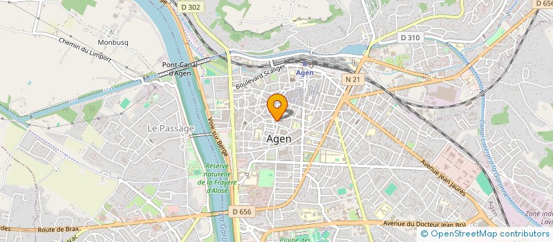 localisation de l'entreprise MONSIEUR JEAN BRU à AGEN