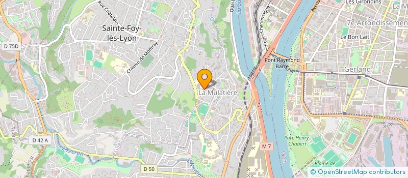 localisation de l'entreprise MONSIEUR JEAN BRU  SAINTE-FOY-LES-LYON