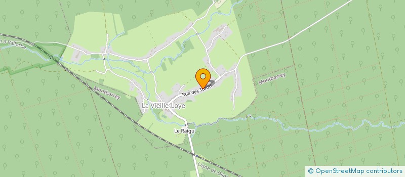 localisation de l'entreprise MONSIEUR JEAN BRUAND  LA VIEILLE-LOYE