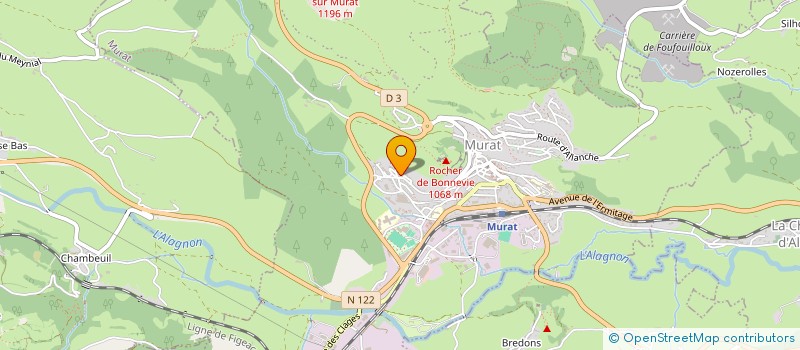 localisation de l'entreprise MONSIEUR JEAN BRUANT à MURAT