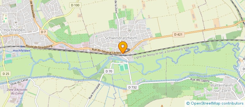 localisation de l'entreprise MONSIEUR JEAN BRUCKER  SCHWINDRATZHEIM