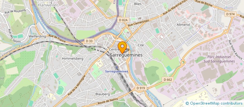 localisation de l'entreprise MONSIEUR JEAN BRUCKERT à SARREGUEMINES