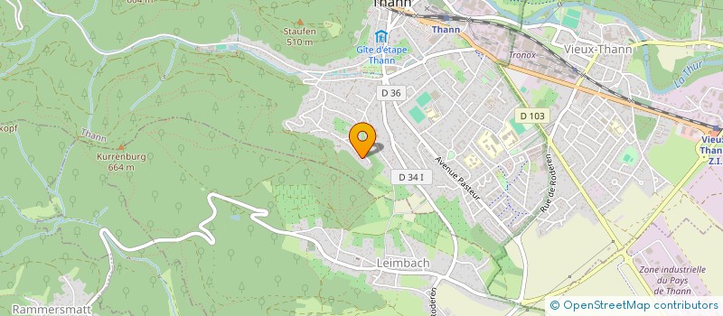 localisation de l'entreprise MONSIEUR JEAN BRUCKERT  THANN