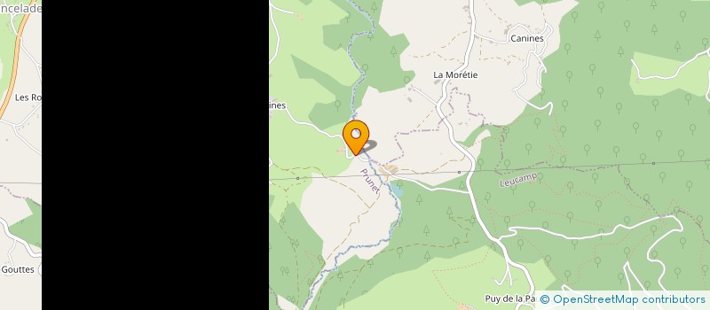 localisation de l'entreprise MONSIEUR JEAN BRUEL à PRUNET