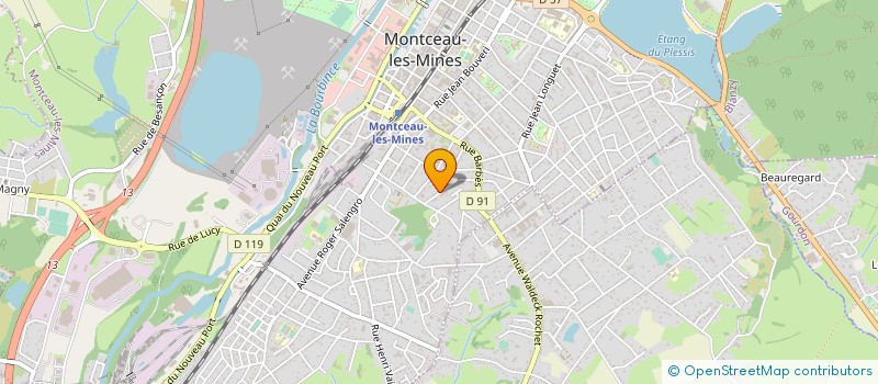 localisation de l'entreprise MONSIEUR JEAN BRUGNOT à MONTCEAU-LES-MINES