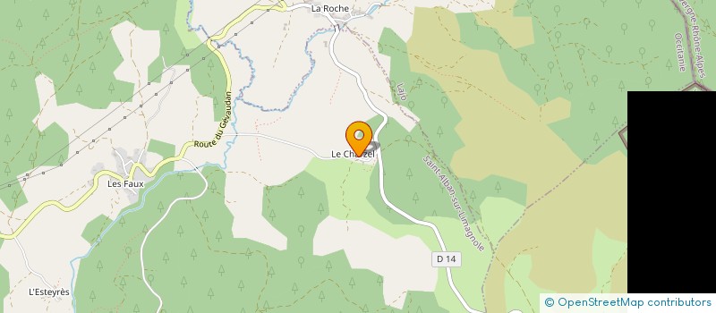 localisation de l'entreprise MONSIEUR JEAN BRUN  SAINT-ALBAN-SUR-LIMAGNOLE