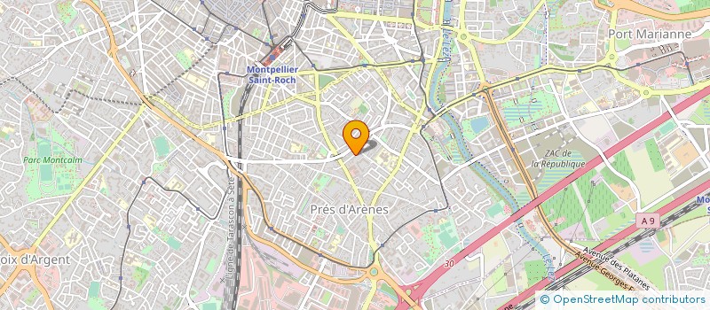 localisation de l'entreprise MONSIEUR JEAN BRUN à MONTPELLIER