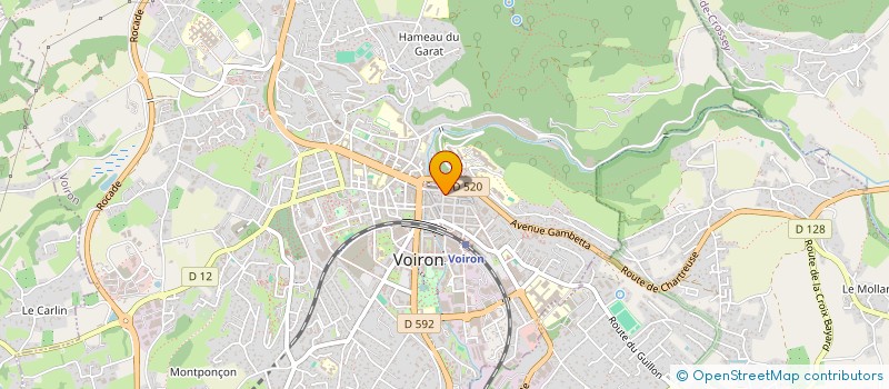 localisation de l'entreprise MONSIEUR JEAN BRUNAT  VOIRON