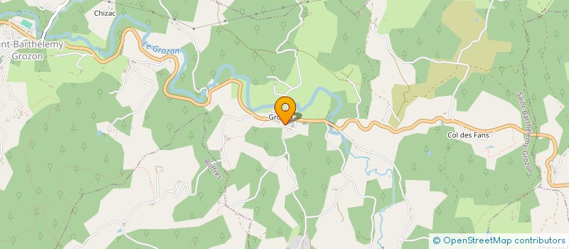 localisation de l'entreprise MONSIEUR JEAN BRUNEL  SAINT-BARTHELEMY-GROZON