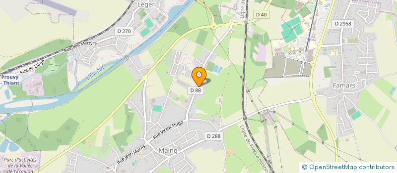 localisation de l'entreprise MONSIEUR JEAN BRUNEL à MAING