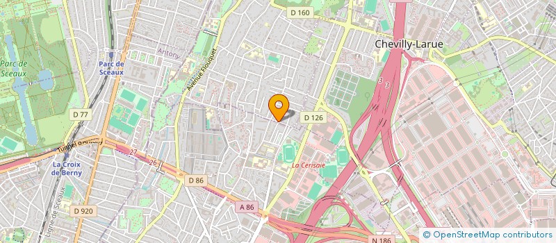 localisation de l'entreprise MONSIEUR JEAN BRUNET  L'HAY-LES-ROSES