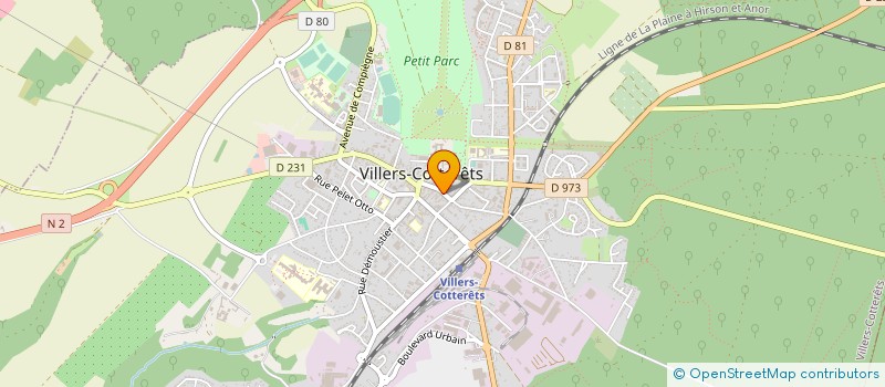 localisation de l'entreprise MONSIEUR JEAN BRUNET à VILLERS-COTTERETS