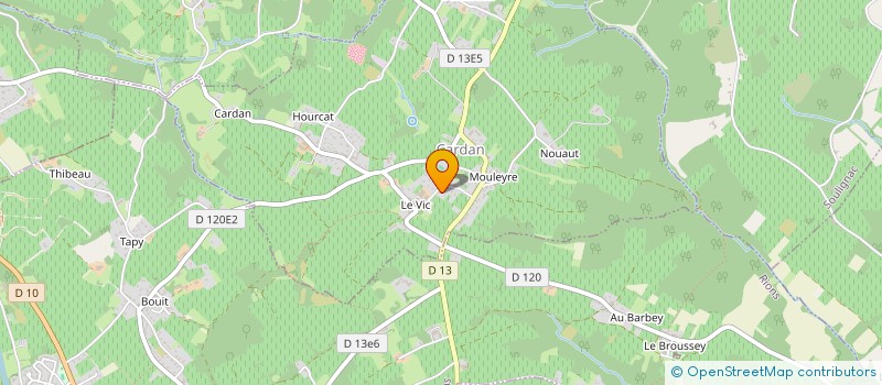 localisation de l'entreprise MONSIEUR JEAN BRUNET  RIONS