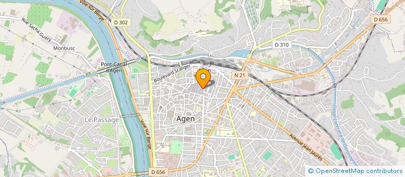 localisation de l'entreprise MONSIEUR JEAN BRUNET à AGEN