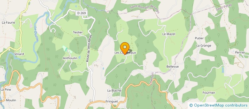 localisation de l'entreprise MONSIEUR JEAN BRUNIERE  SAINT-SYLVESTRE