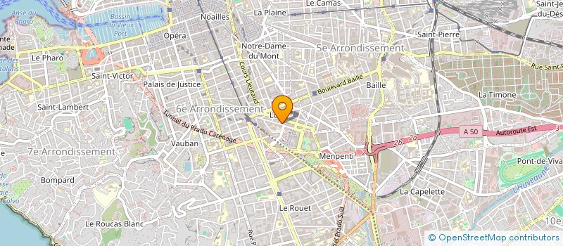 localisation de l'entreprise MONSIEUR JEAN BRUNO BANOS à MARSEILLE