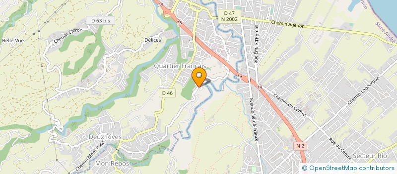 localisation de l'entreprise MONSIEUR JEAN BRUNO MOLER  SAINTE-SUZANNE