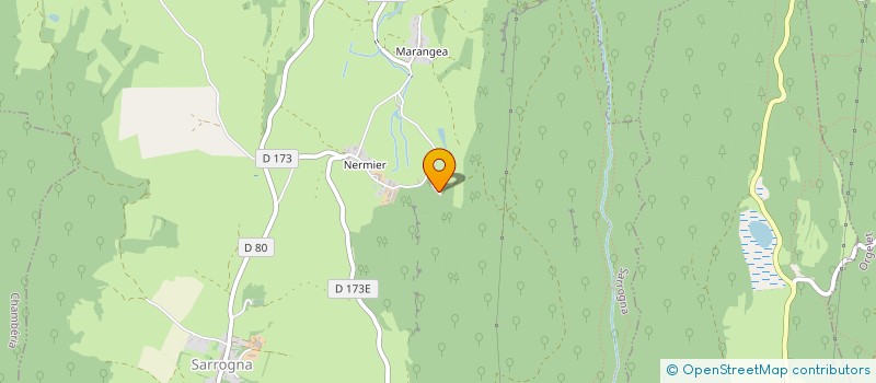 localisation de l'entreprise MONSIEUR JEAN-BRUNO THUREL  SARROGNA