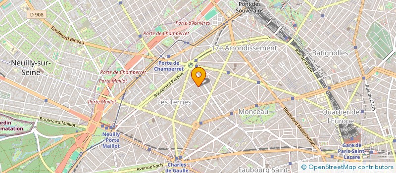 localisation de l'entreprise MONSIEUR JEAN BRUNON  CLICHY