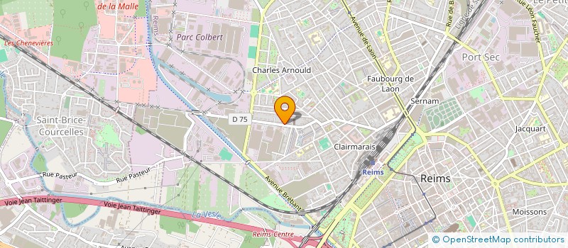 localisation de l'entreprise MONSIEUR JEAN BRUSADELLI  REIMS