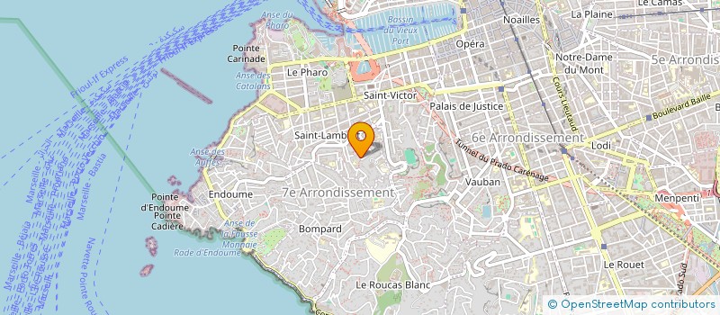 localisation de l'entreprise MONSIEUR JEAN BRUSCHI  MARSEILLE