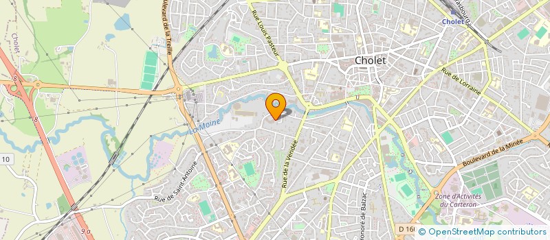 localisation de l'entreprise MONSIEUR JEAN BRUTE DE REMUR à CHOLET