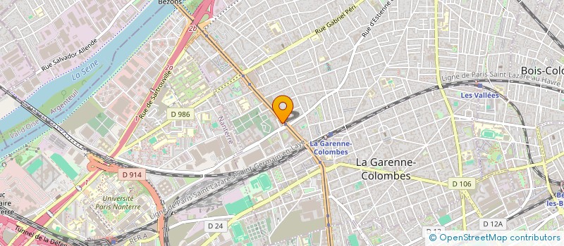 localisation de l'entreprise MONSIEUR JEAN BRUYERE  COLOMBES