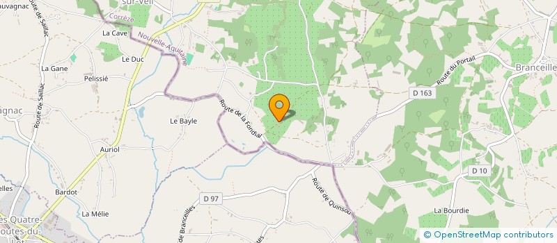 localisation de l'entreprise MONSIEUR JEAN BRUYERE  CHAUFFOUR-SUR-VELL