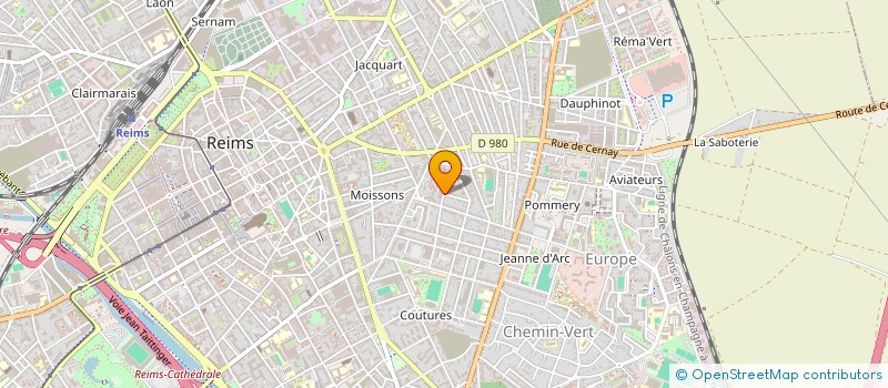localisation de l'entreprise MONSIEUR JEAN BRYCOVE  REIMS