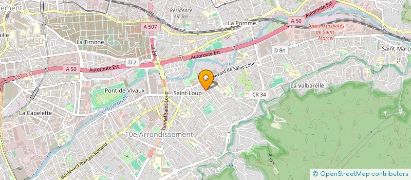 localisation de l'entreprise MONSIEUR JEAN BUCCIERO à MARSEILLE