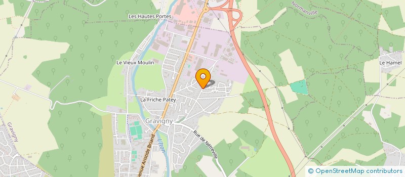 localisation de l'entreprise MONSIEUR JEAN BUCHARD à GRAVIGNY
