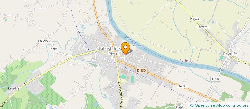 localisation de l'entreprise MONSIEUR JEAN BUFFAROT  LABASTIDE-SAINT-PIERRE