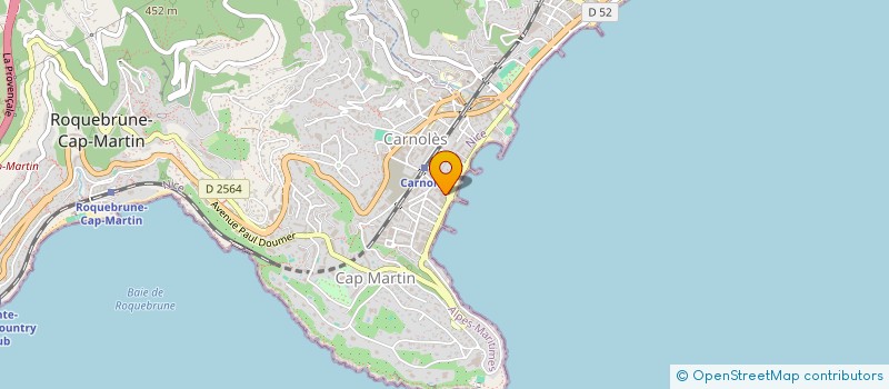 localisation de l'entreprise MONSIEUR JEAN BUFFET à ROQUEBRUNE-CAP-MARTIN
