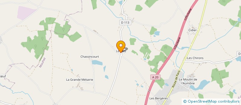 localisation de l'entreprise MONSIEUR JEAN BUGEAUD à MOUHET