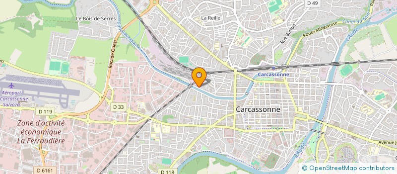 localisation de l'entreprise MONSIEUR JEAN BUKOVINSKI à CARCASSONNE