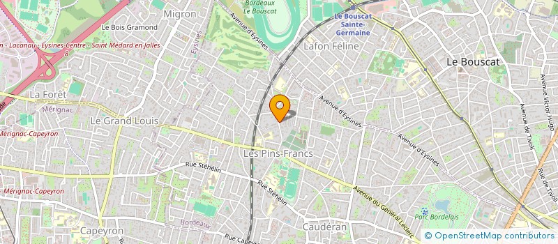 localisation de l'entreprise MONSIEUR JEAN BULLET à BORDEAUX