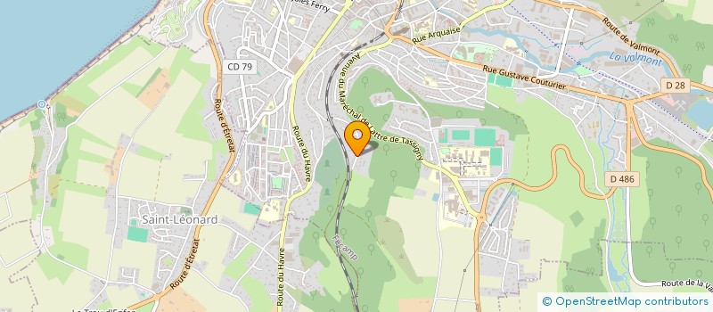 localisation de l'entreprise MONSIEUR JEAN BULLIER  FECAMP