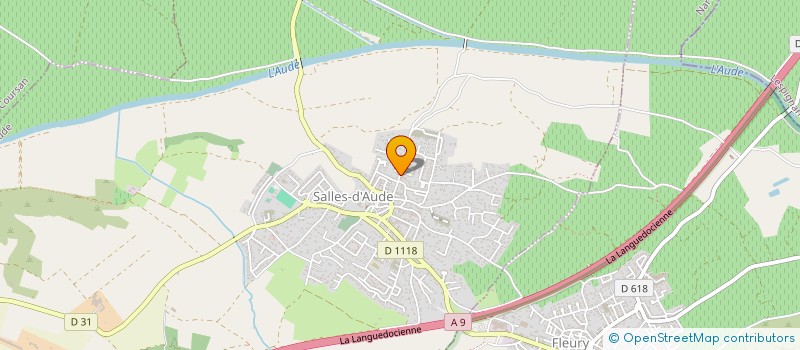 localisation de l'entreprise MONSIEUR JEAN BUONOMO  SALLES-D'AUDE