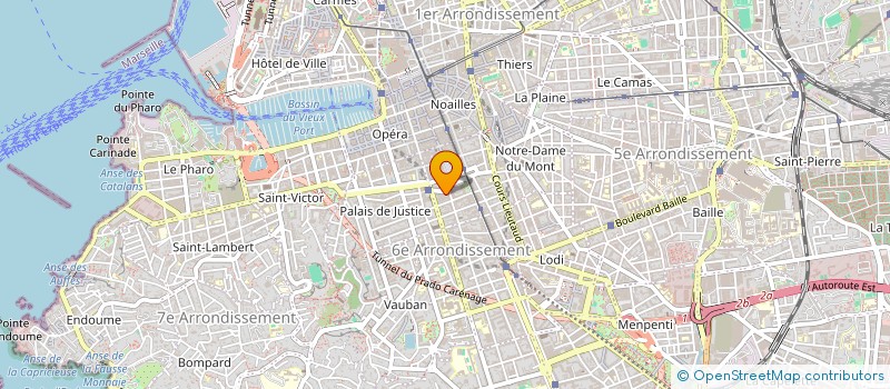 localisation de l'entreprise MONSIEUR JEAN BUQUET  MARSEILLE